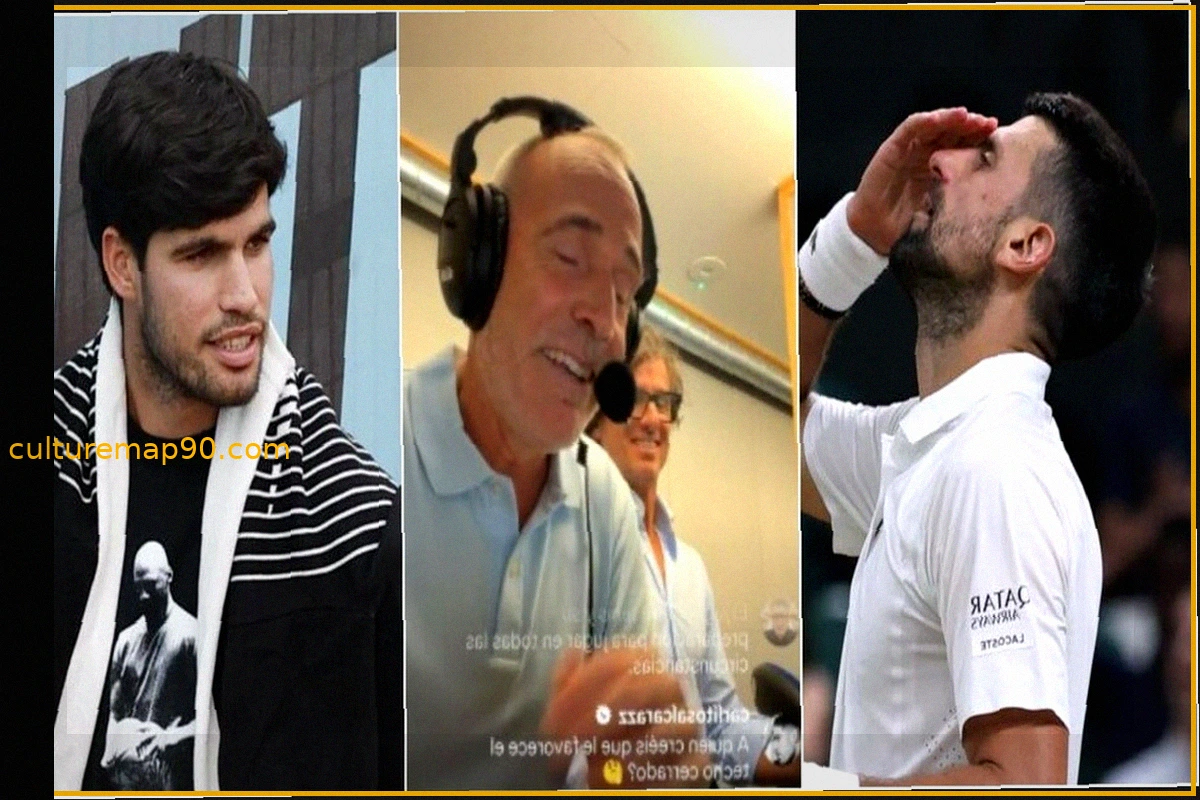Alcaraz watches Djokovic's Wimbledon match on TV and comments