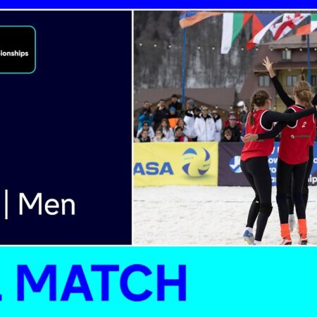 Intense Battles Ahead: Nations Compete for Medals at U20 Snow Volleyball European Championships