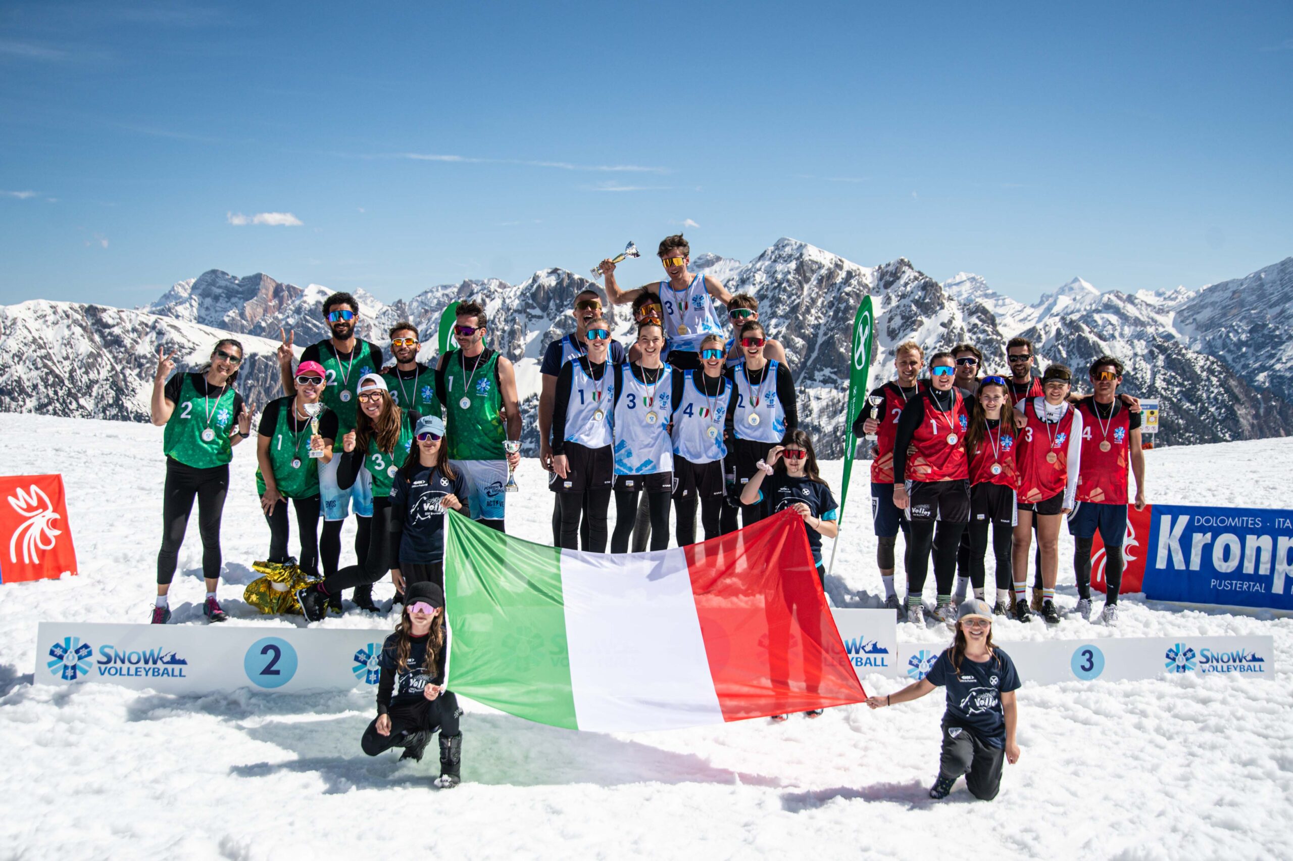 Preview Local Stars Crowned Italian Snow Volleyball Champions in Plan de Corones