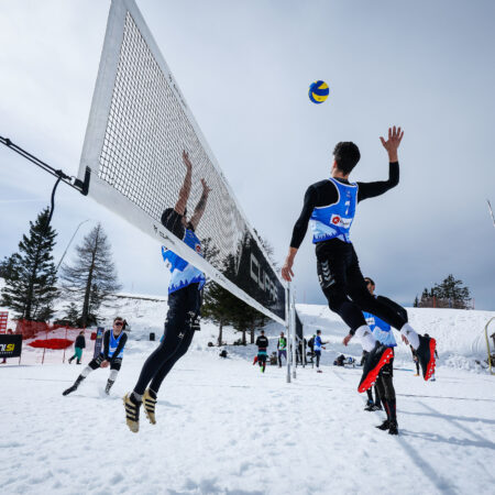 Youngsters embrace Snow Volleyball at Krvavec