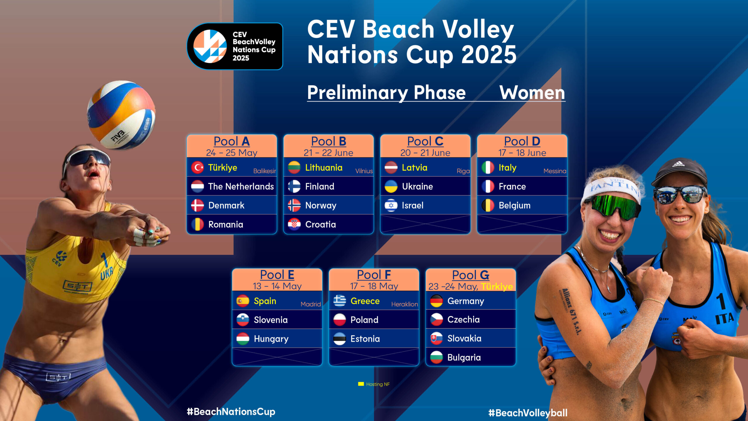 Preview Heraklion, Greece to Host CEV Beach Volley European Cup Final 2025