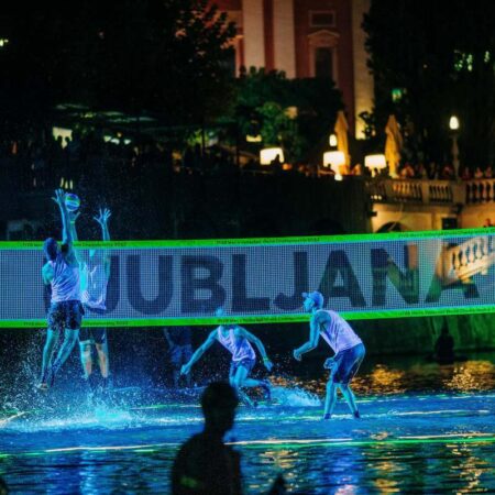 Volleyball on Water: A Unique Spectacle in Ljubljana