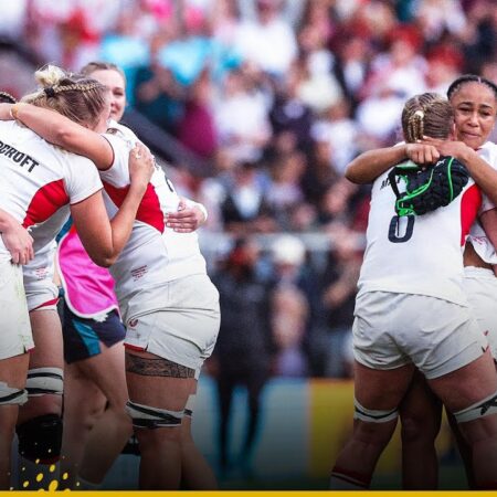 Эмоции сборной Англии после победы в финале Кубка мира