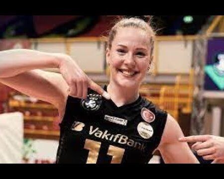 Swedish Volleyball Star Isabelle Haak Honored with Mural in Her Hometown Ängelholm