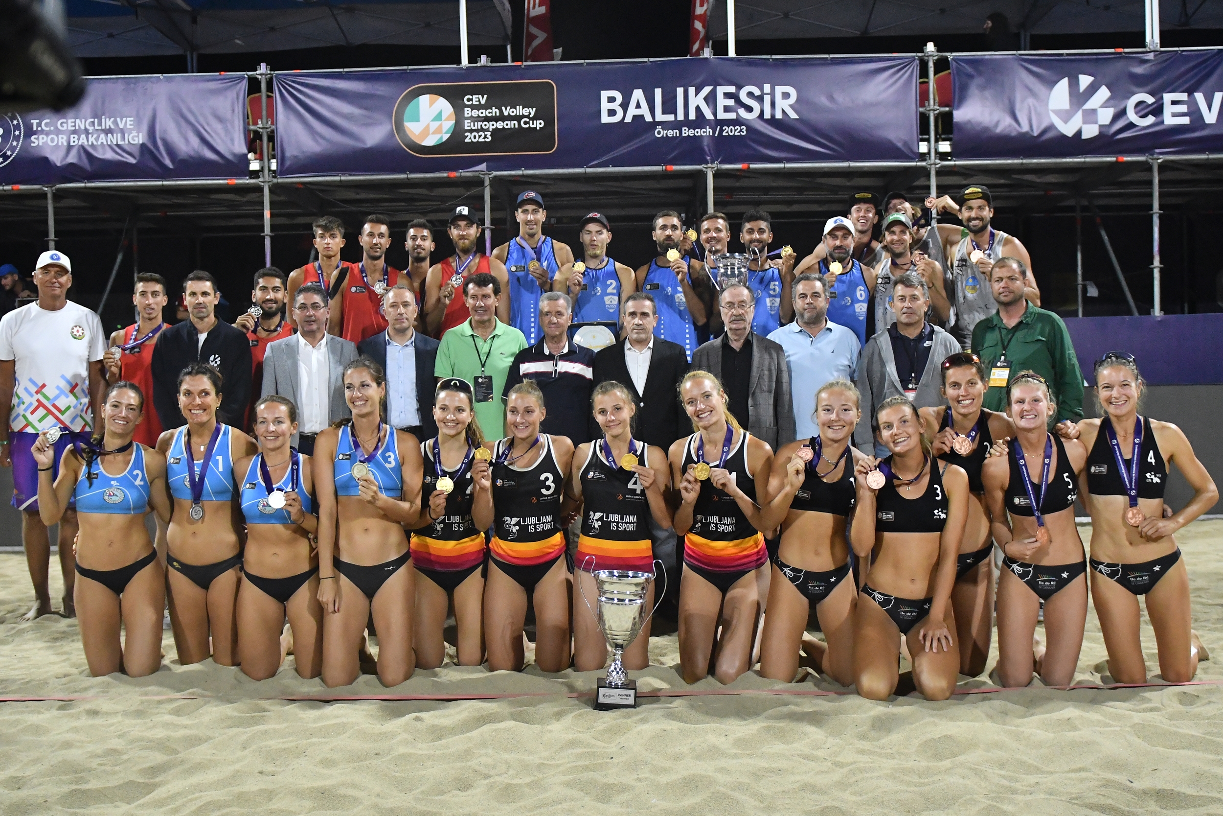 Preview Clubs from 12 Nations Compete in CEV Beach Volley European Cup Final