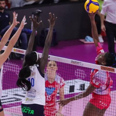 Italian Volleyball League Round-up: Dominant Wins for Conegliano, Novara, and Milano, Scandicci Stumbles