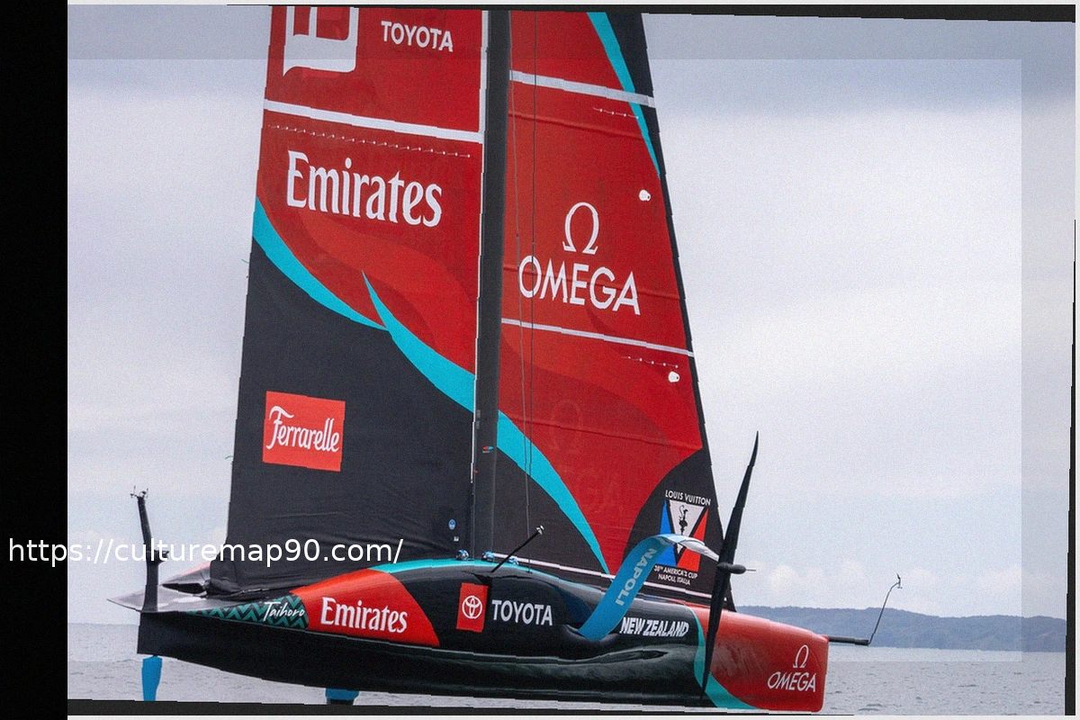 Preview America’s Cup 2027: Team New Zealand Honors Naples on AC75 Foils