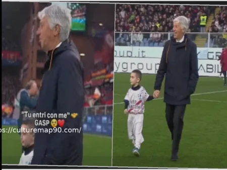 Gasperini, il bel gesto con un bambino a Marassi: “Tu entri con me…”