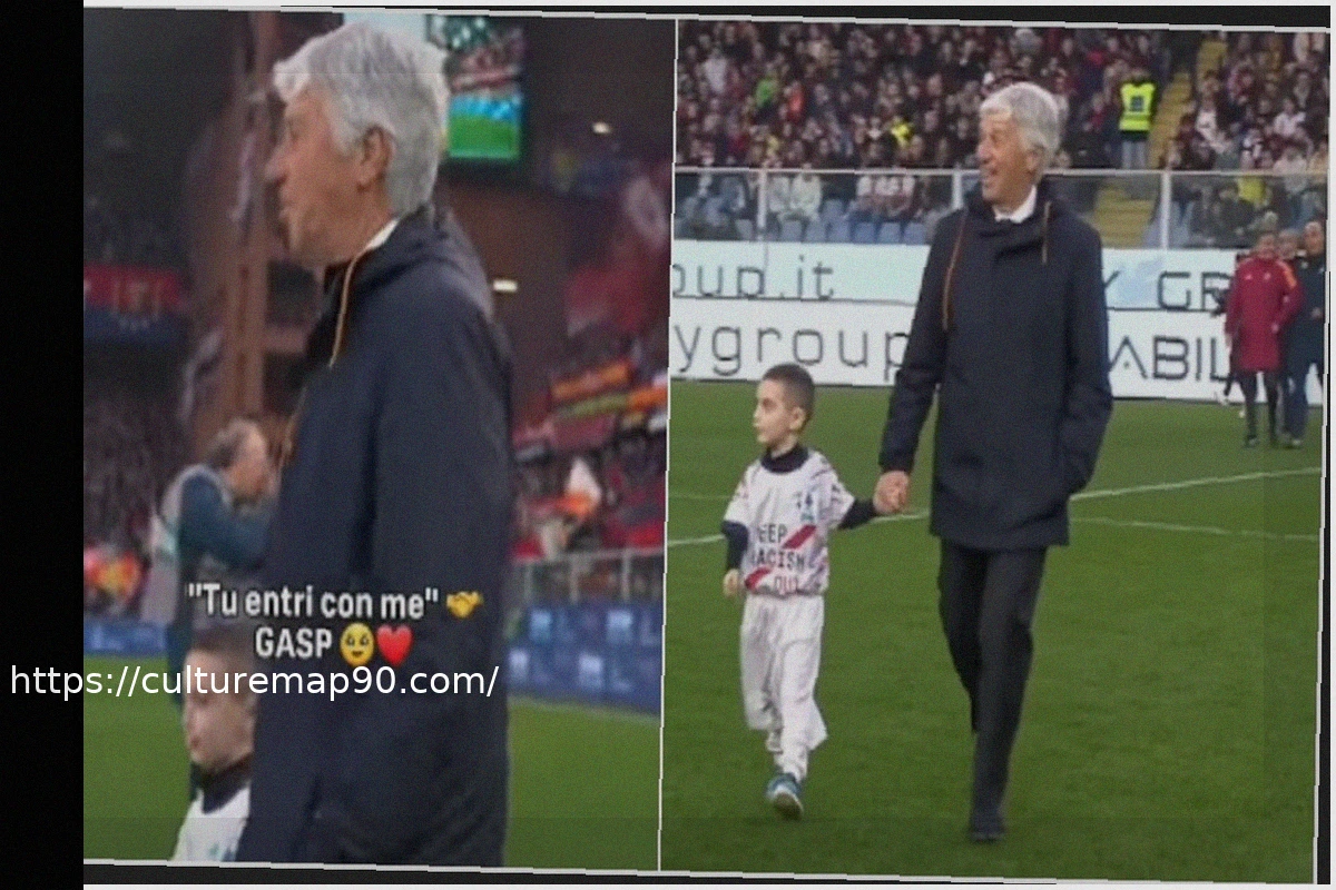 Preview Gasperini, il bel gesto con un bambino a Marassi: “Tu entri con me…”