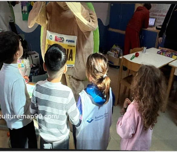 Vittoria the Turtle at Bambino Gesù: Rome Marathon Mascot Meets Young Heroes