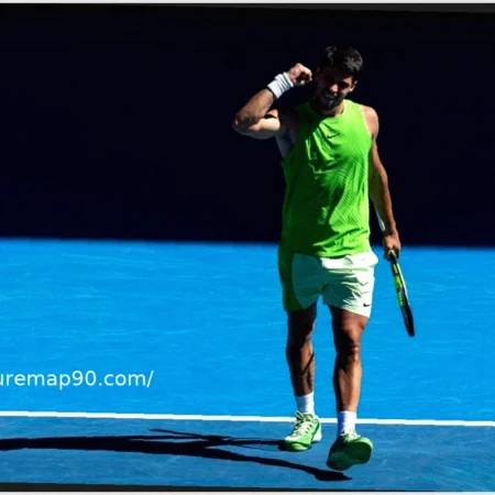 Carlos Alcaraz Dominates Casper Ruud, Achieves Historic Indian Wells Milestone