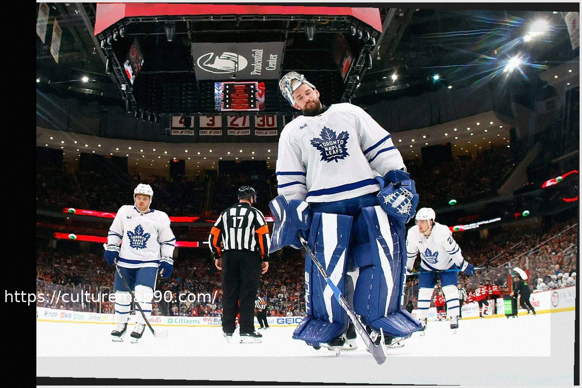 Preview Toronto Maple Leafs Goaltender Anthony Stolarz Sidelined After Puck to Throat Injury