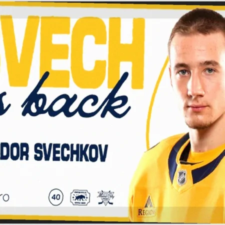 Nashville Predators Sign Fedor Svechkov to Two-Year, $2.5 Million Deal
