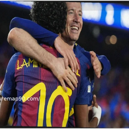 Barcelona Dominates Newcastle 7-2, Advances to Quarterfinals with 13th Straight Win