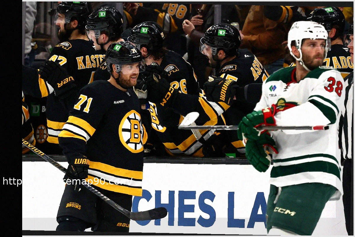 Preview Zacha and Lindholm Propel Bruins to Victory Over Wild