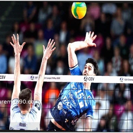 Champions League: Trentino Volley Secures Crucial First Leg Win in Warsaw