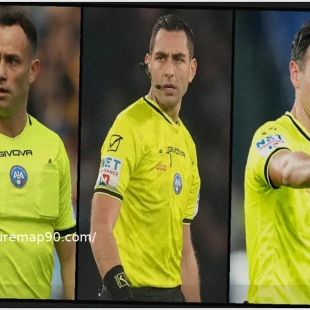 Serie A Referee Appointments: Feliciani for Bologna-Lazio, Sacchi for Roma-Lecce Clash