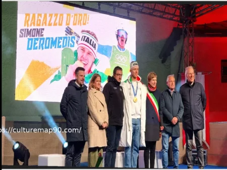 Валь-ди-Нон чествует возвращение местного героя Симоне Деромедиса