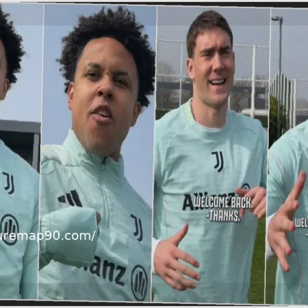 McKennie Celebrates Juventus Contract Renewal: Laughter and Vlahovic’s Sudden Appearance