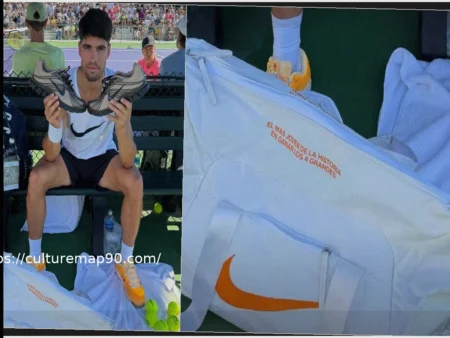 Alcaraz’s Bag Message Catches Attention: A Historic Record Achieved Before Sinner