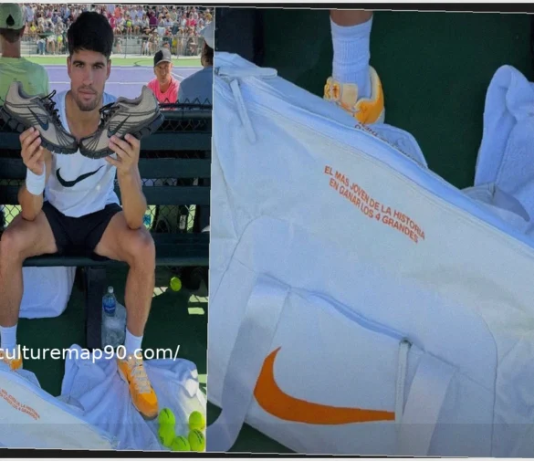 Alcaraz’s Bag Message Catches Attention: A Historic Record Achieved Before Sinner