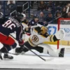 Columbus Blue Jackets Collapse Against Boston Bruins