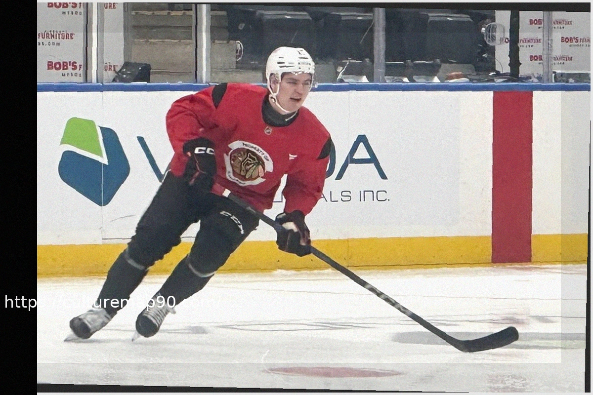 Preview Blackhawks Top Prospect Anton Frondell Makes Highly Anticipated NHL Debut vs. Islanders