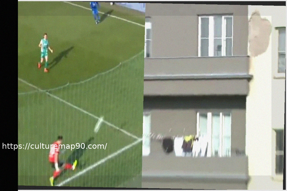Preview Goalkeeper’s Clearance Hits Nearby Building in Czech Republic