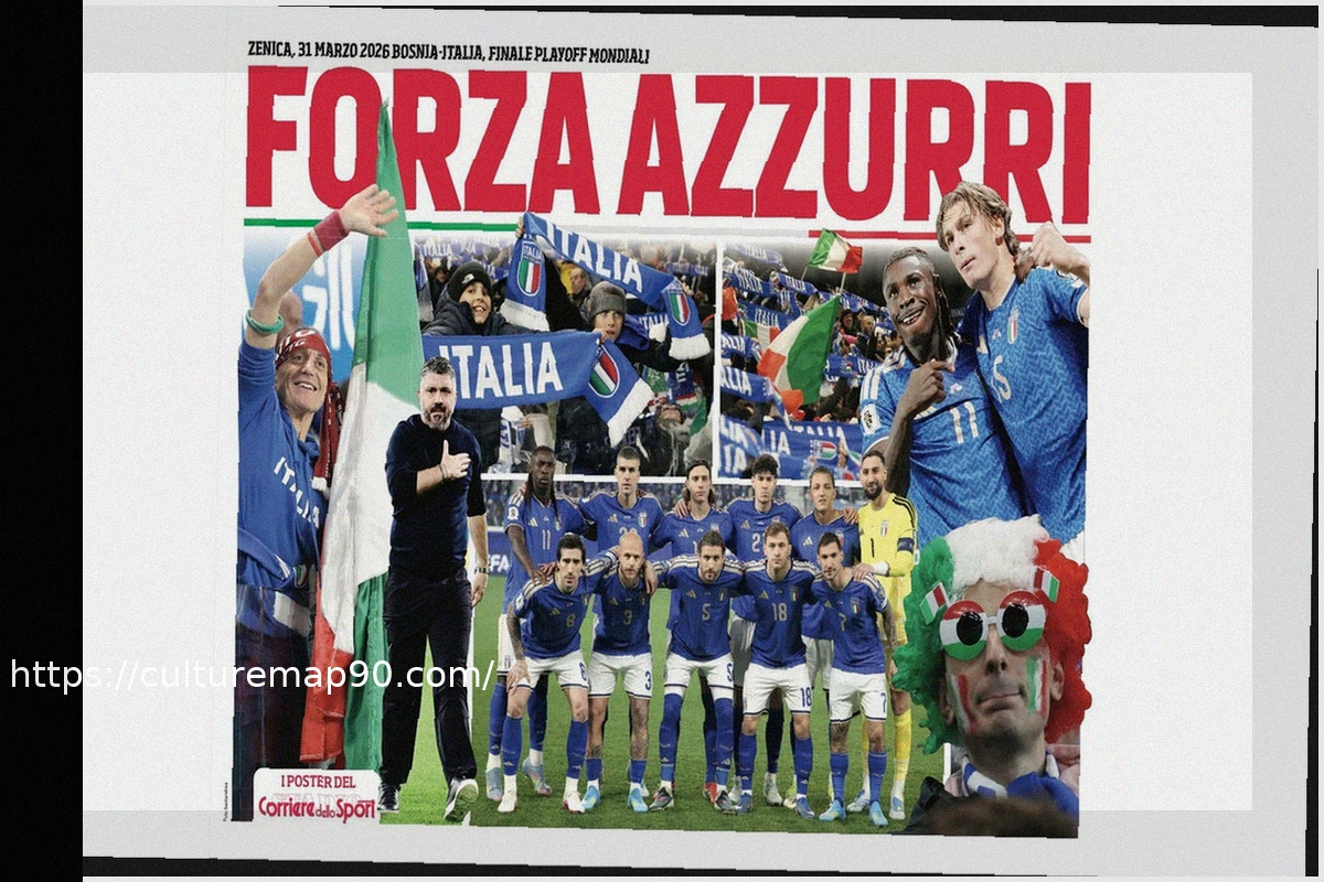 Preview FORZA AZZURRI: Speciale Poster in Edicola per la Partita con la Bosnia