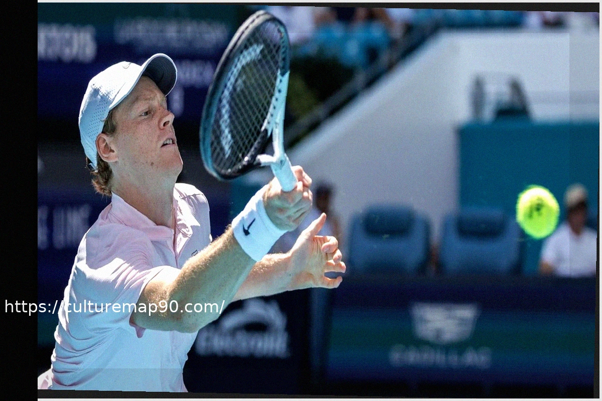 Preview Sinner Dominates Moutet (6-1, 6-4) in Miami, Faces Michelsen in Round of 16 Tonight