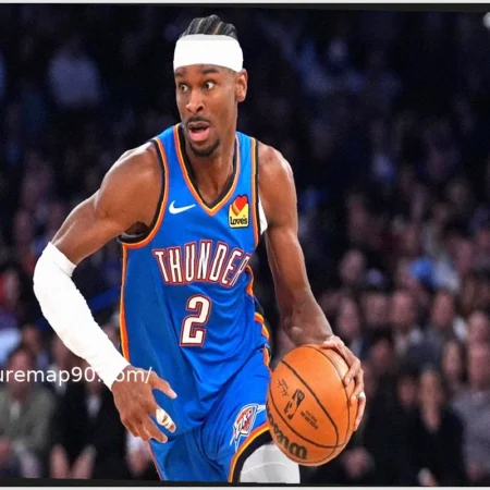 НБА: Оклахома Сити побеждает в Нью-Йорке благодаря Гилджесу-Александеру; Бостон шокирован поражением от Шарлотт