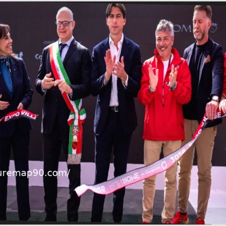 Rome Mayor Roberto Gualtieri Inaugurates Expo Village for 31st Acea Run Rome The Marathon