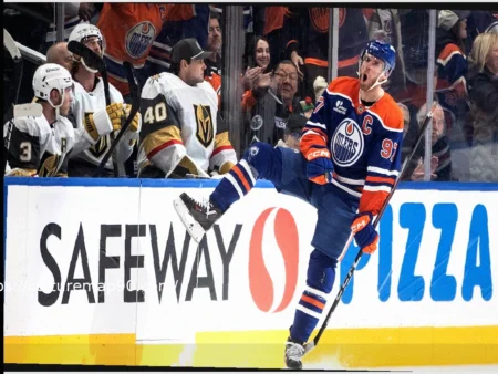Edmonton Oilers Secure Overtime Victory Against Vegas Golden Knights as Connor McDavid Reaches Assist Milestone