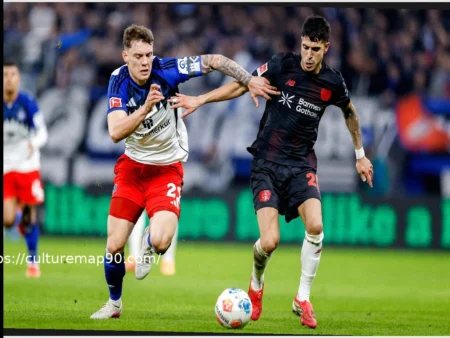 Леверкузен доминирует над Гамбургом, но пока без голов