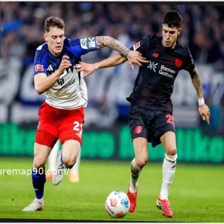 Леверкузен доминирует над Гамбургом, но пока без голов