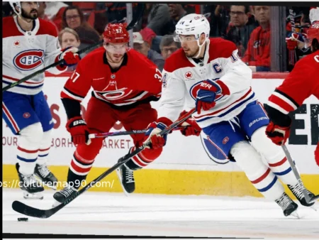 Сузуки ведет «Канадиенс» к победе 3:1 над «Харрикейнз»