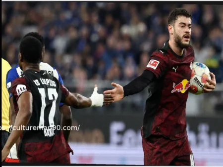 RB Leipzig Stays in Contention Thanks to Romulo’s Wonder Goal Against HSV