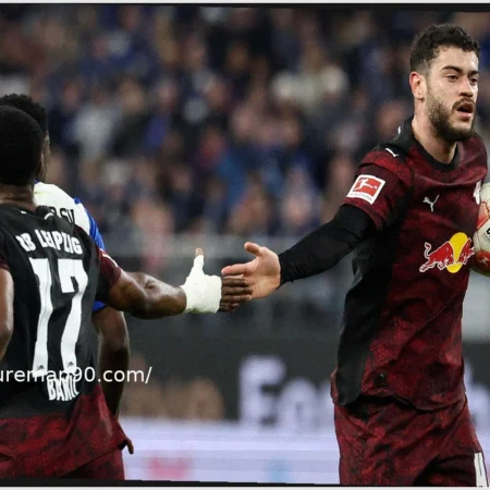 RB Leipzig Stays in Contention Thanks to Romulo’s Wonder Goal Against HSV