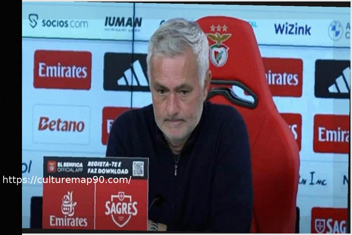 Preview Mourinho on the Bench Despite Ban, Calls His Sending Off a ‘Comedy’