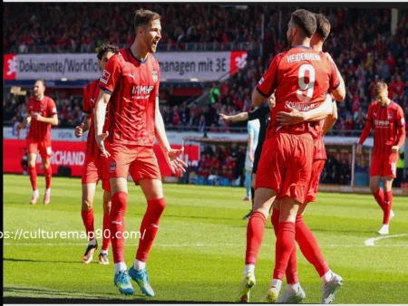 Heidenheim führt gegen Union Berlin, Wolfsburg im Dunkeln
