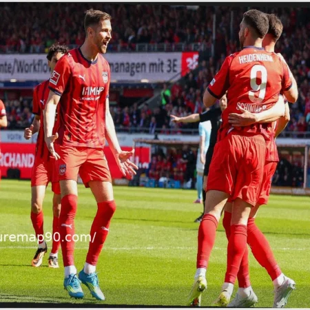 Heidenheim führt gegen Union Berlin, Wolfsburg im Dunkeln