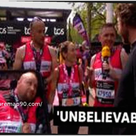 Hampson and Team Conquer London Marathon for Young Athletes