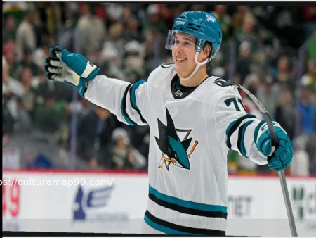 Celebrini установил рекорд результативности в сезоне за «Шаркс», набрав 3 очка в матче с «Джетс»