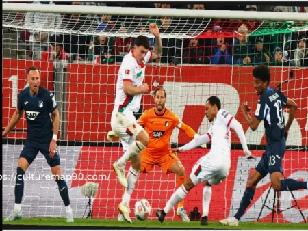 Bundesliga: Обида Аугсбурга — упущена победа над Хоффенхаймом после нереализованного пенальти