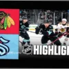 Blackhawks Defeat Kraken 4-2 in NHL Action