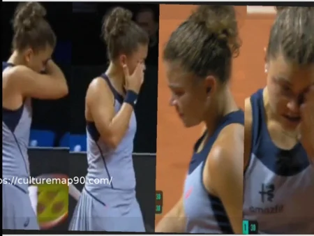 Jasmine Paolini Cries on Court: Unexpected Early Exit in Stuttgart, Turkish Player Sonmez Wins