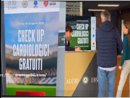 Udinese Offers Free Cardiac Screenings in Partnership with the Davide Astori Association