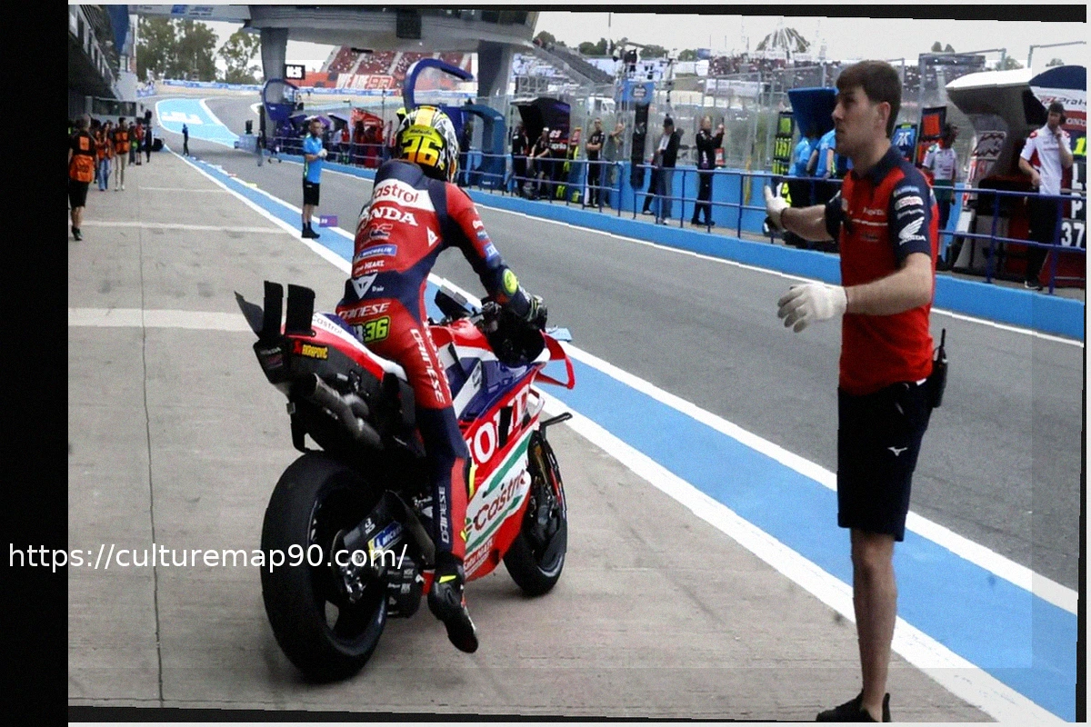 Preview Di Giannantonio and Morbidelli Steal the Show in Moto GP Practice at Jerez; VR46 Team Dominates