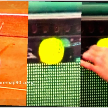 Невероятный удар Синнера завораживает публику: мяч застрял между барьерами!