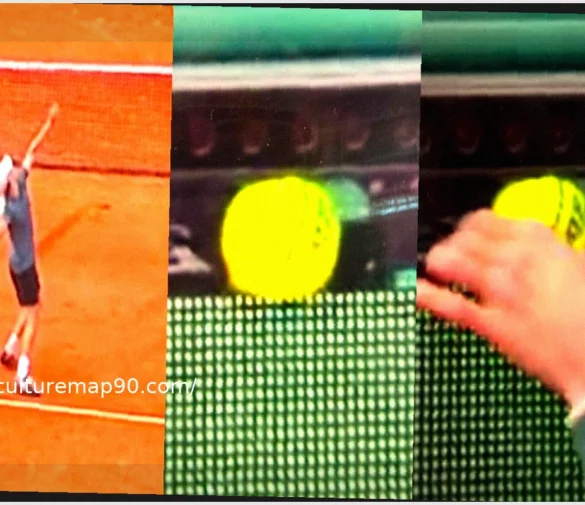 Невероятный удар Синнера завораживает публику: мяч застрял между барьерами!